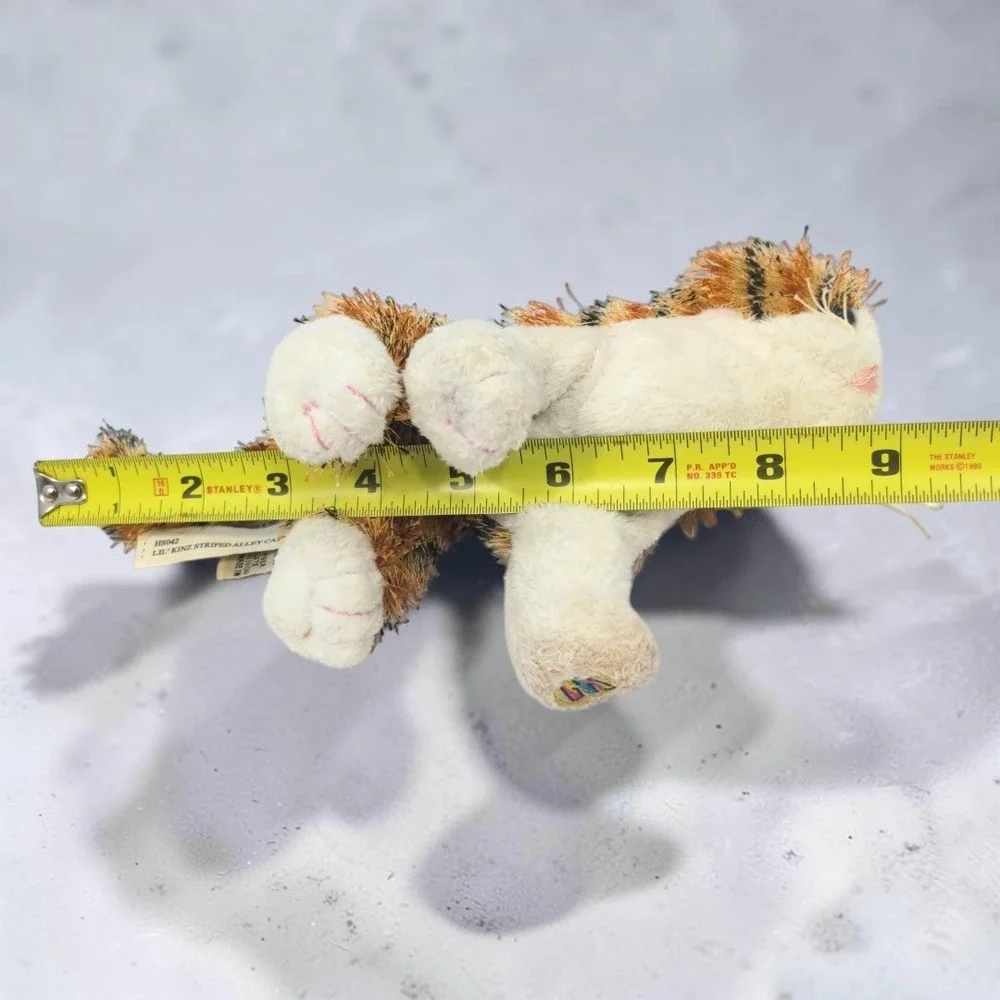Ganz Lil Kinz Striped Alley Cat HS042 Plush 2007 Orange Tiger Stuffed Animal Toy